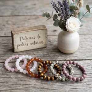 Pulseiras de Pedras Naturais